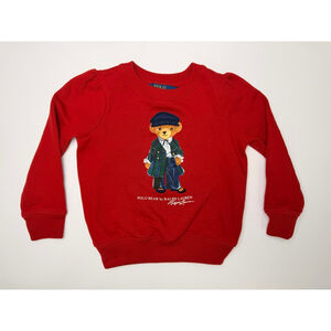 Polo by Ralph Lauren Red Kids Sweatshirt with Polo Bear